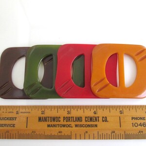 Yellow Bakelite Buckle - Etsy display picture 1