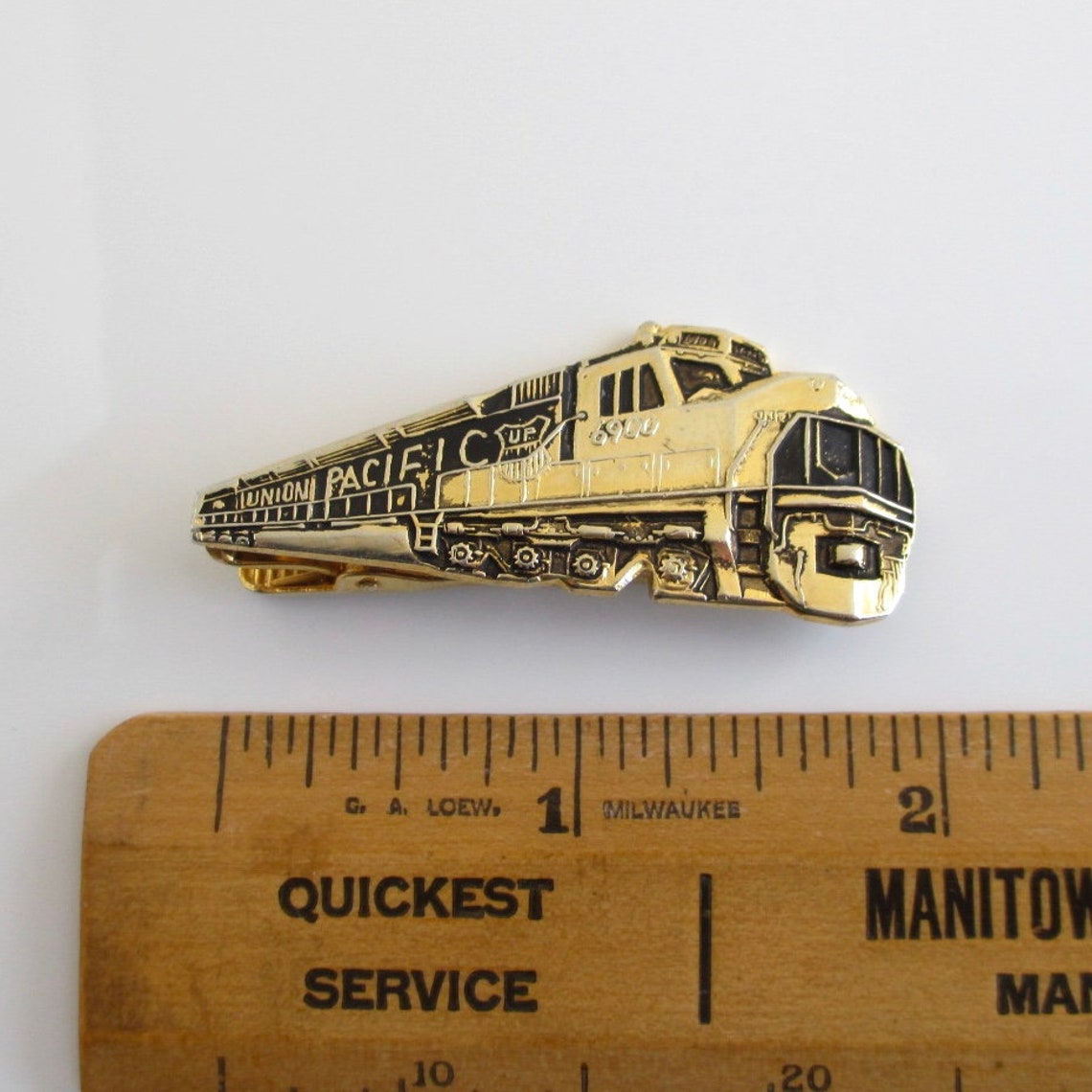 Union Pacific Rail Car Tie Clip / Tie Clasp Vintage Etsy