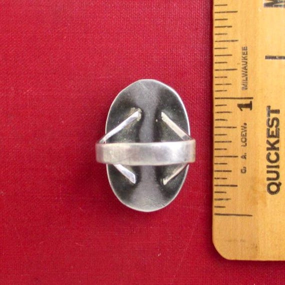 Sterling Silver & Multi-Stone Ring - Vintage Nati… - image 6