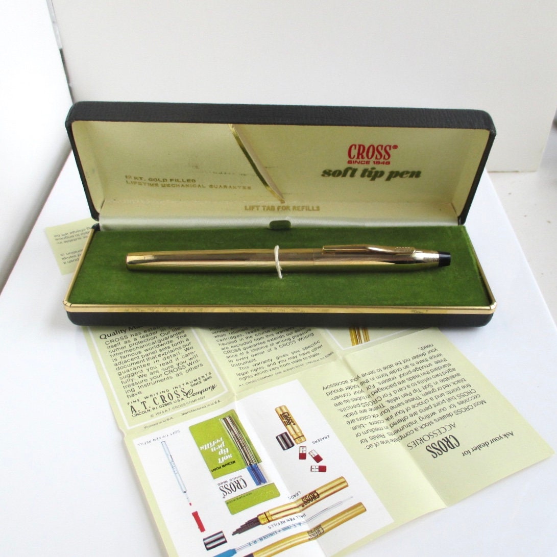 Cross 12KT Gold Filled Pen in Box - Vintage No. 6604