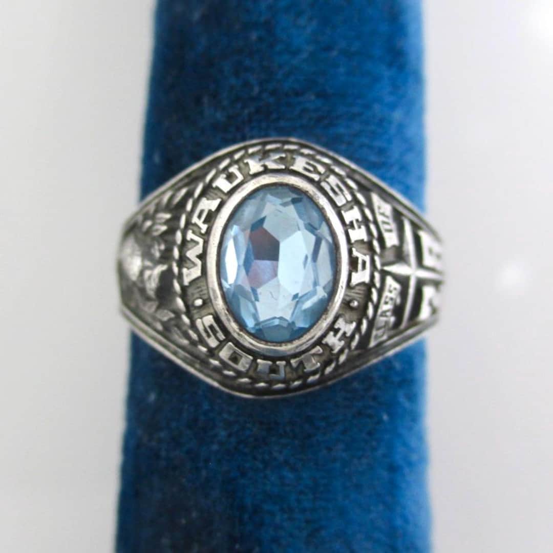 1978 Sterling Silver Josten Class Ring - Vintage, Waukesha South