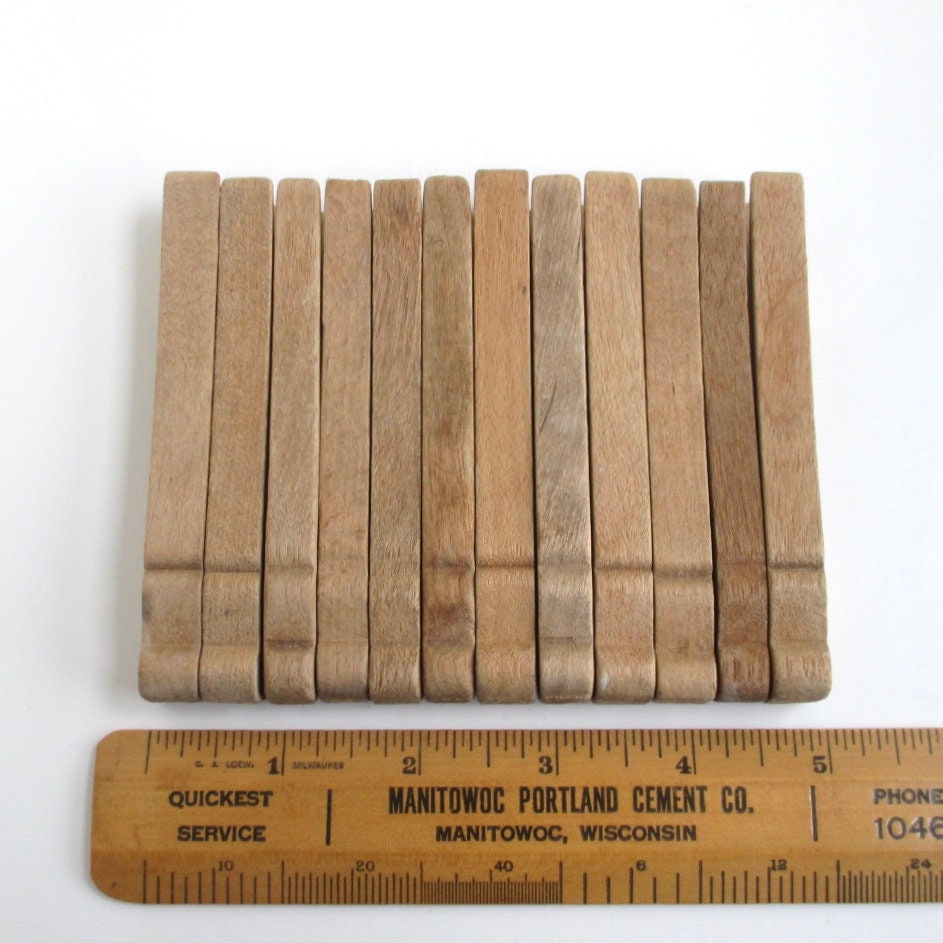 Vintage Clothes Pins, Wooden 1940s – SERVICE OF SUPPLY