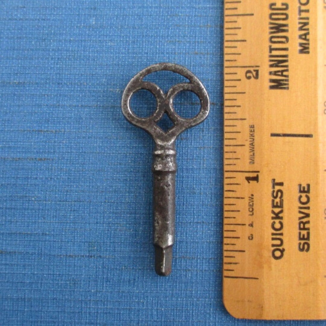 Antique Sewing Machine Key With Worn Triangle Head / Point / Tip