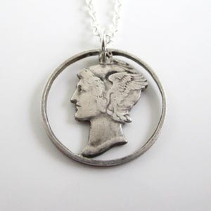 Coin Cutout Pendant - Etsy