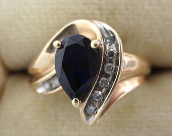 1951 10K Solid Gold Class Ring - Vintage Josten, Women's