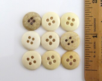 Oriental Fan Design Handmade Natural Bone Buttons Antique Brown 30x30mm Oriental Fan Design Handmade Natural Bone Buttons Antique Brown 30x30mm