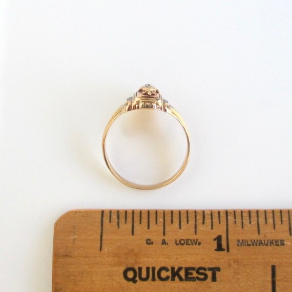 1946 10K Solid Gold Class Ring - Vintage Josten, Woman's