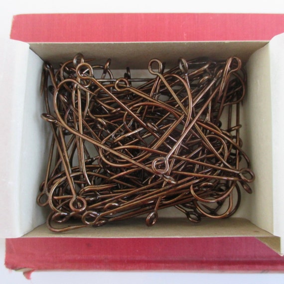 100 Size 5/0 Fish Hooks Vintage, Extra Large 2 3/8 Length Special Bronze  Sproat Hooks W/ Ringed Eye Unused in Box -  Canada