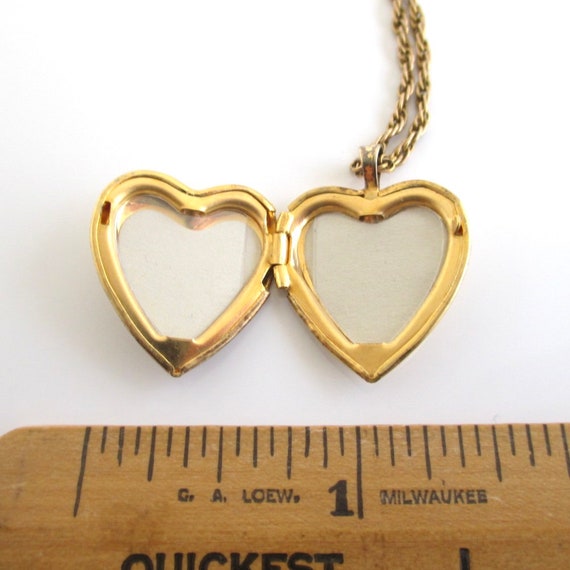 Double photo locket necklace hotsell