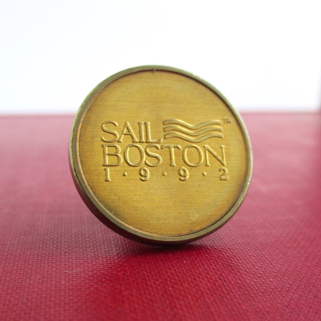 Sail Boston 1992 Tie Tack / Lapel Pin Repurposed Vintage Etsy