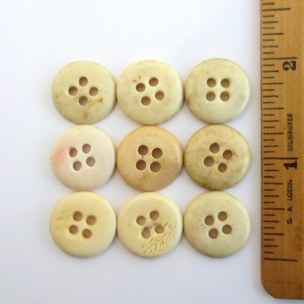 Large Antique Buttons Etsy