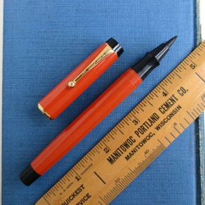 Rare Vtg Louis Vuitton Monogram Pen Pencil Cup Desk Office