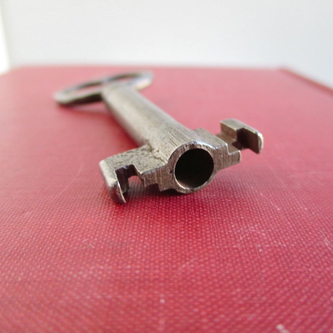 Antique Double Bit Skeleton Key Genuine Hollow Barrel Key 2 Etsy