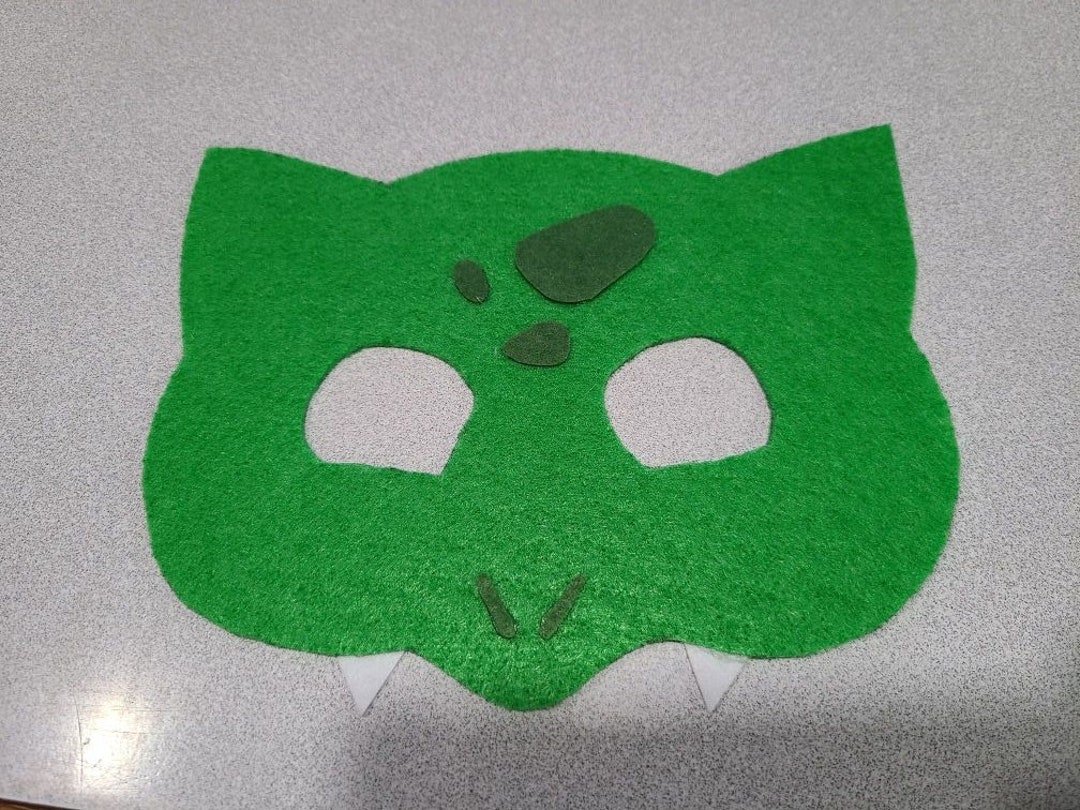 Bulbasaur Inspired Mask - Etsy