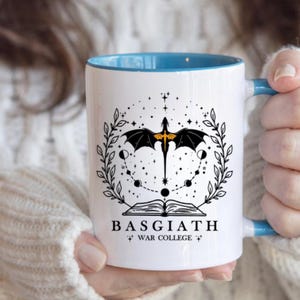 Fourth Wing Dragon Mug: Bookish Romantasy Gift for Book Lovers