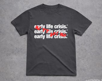 Camiseta Nettspend Merch Early Life Crisis, camiseta Y2K, estilo de gira de merchandising, Osamason 2Hollis Jaydes Fakemink Praiseche Cheromani