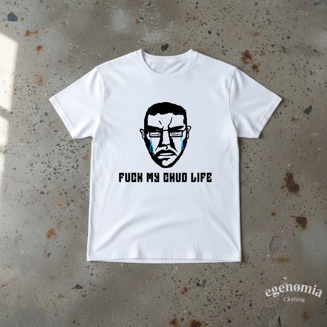 Chud Meme T-shirt, Funny Brainrot Tee, Chud Shirt, Tiktok Meme Shirt ...