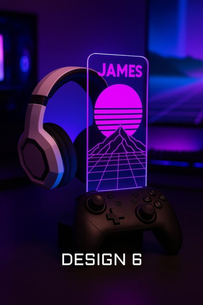 Custom Controller Holder, Personalized Headphone Stand, Custom ...