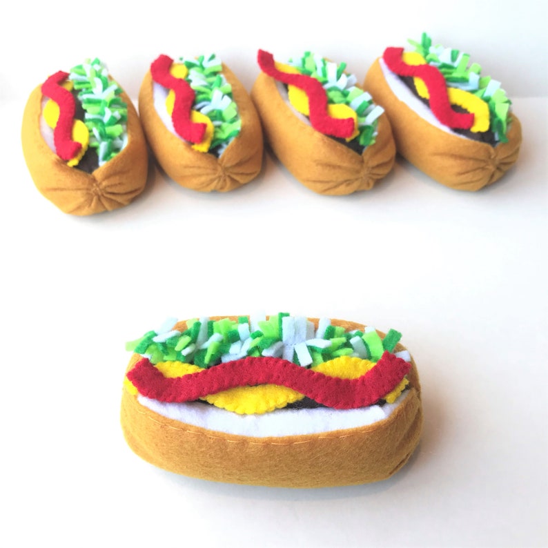 Nourriture pour hot-dog en feutre image 6