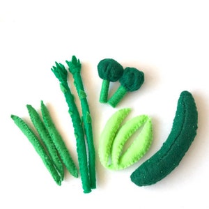 Felt food vegetable set image 9