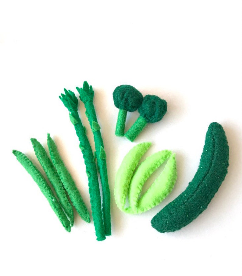 Felt food vegetable set image 9