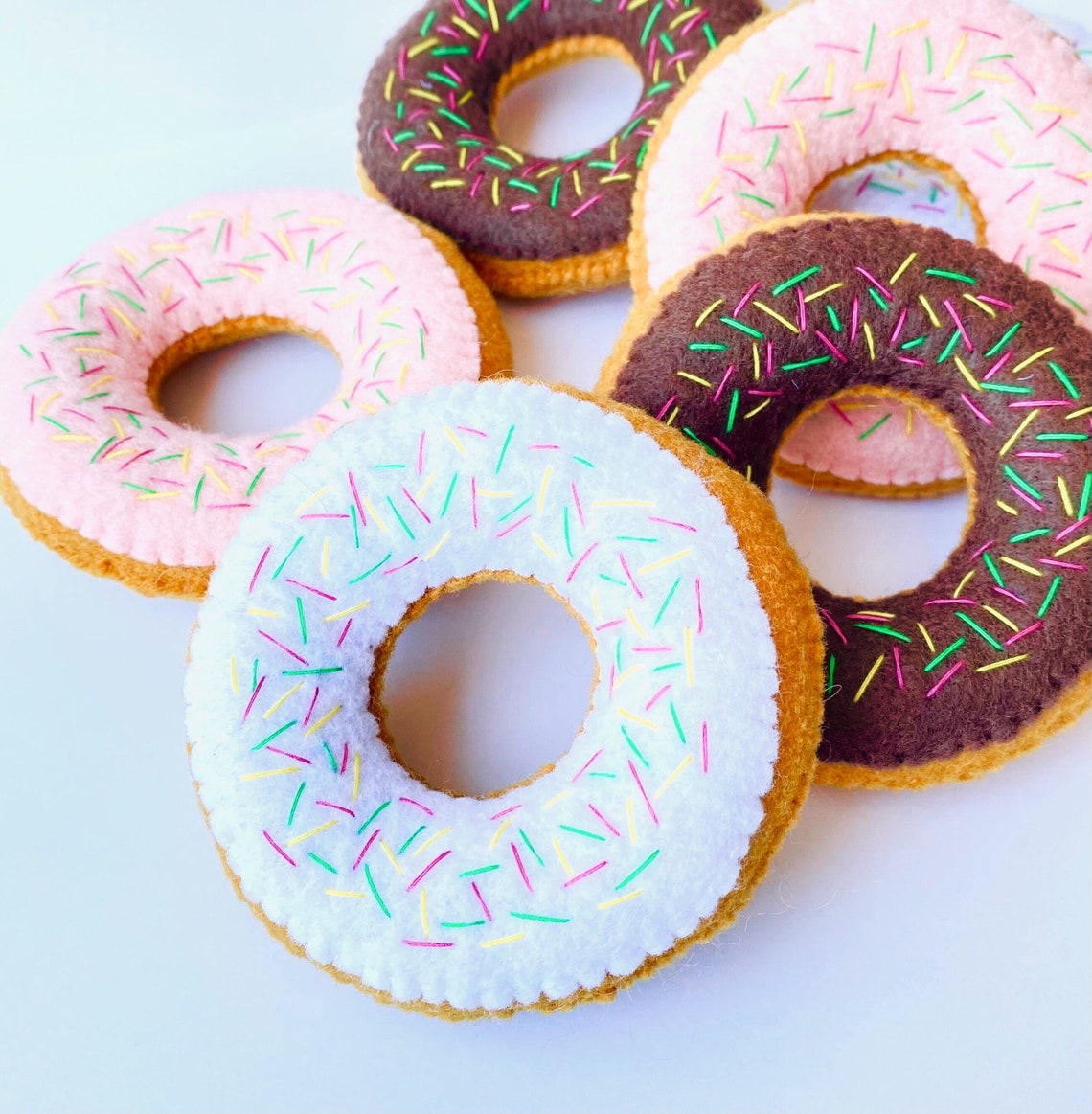 Felt food donut play food donut felt toy donuts pretend Etsy