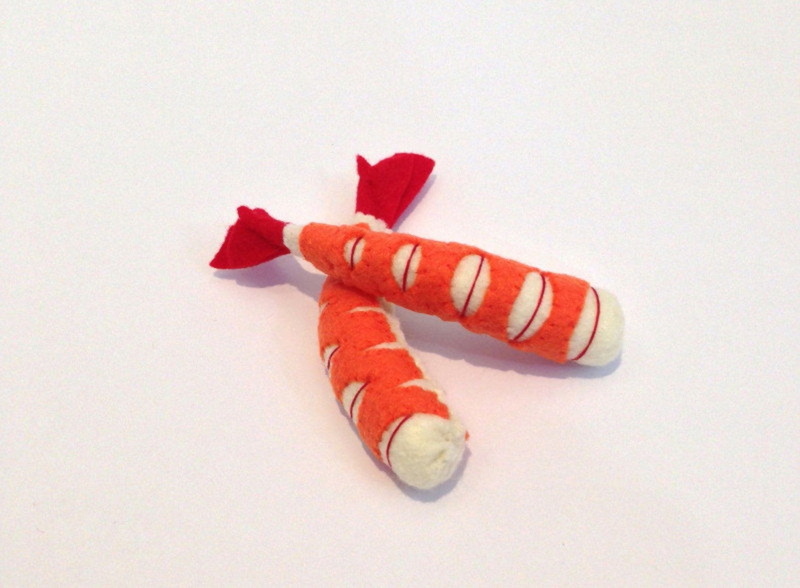 Felt food Shrimp set eco friendly toy felt play food Etsy