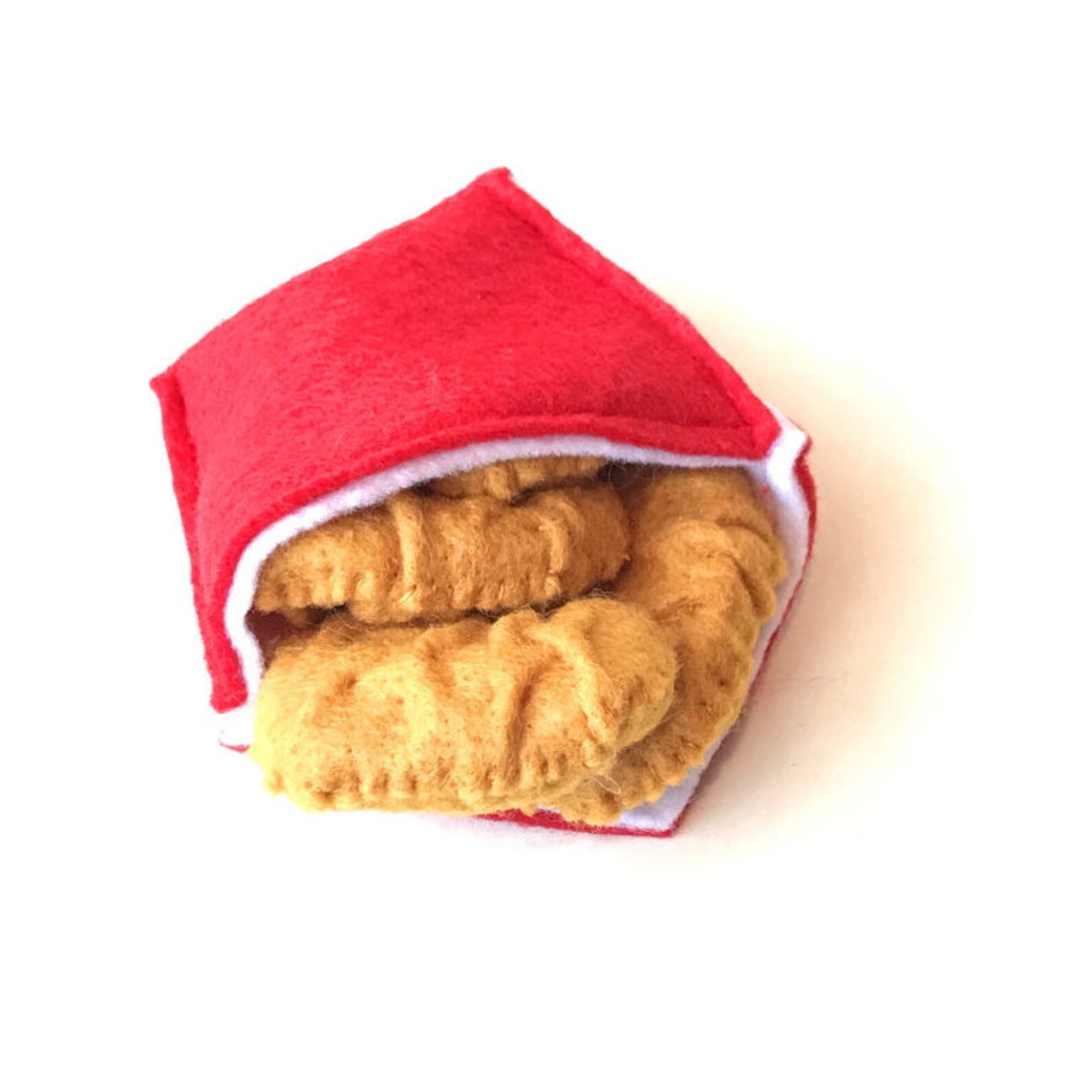 Felt Food Chicken Nuggets Set Eco Friendly Pretend Play Food - Etsy