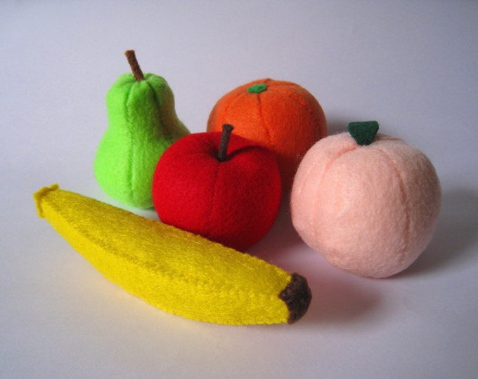 Felt Food Fruit Set Eco Friendly Children's Play Food for Etsy