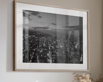Chicago Skyline Photo Art Print Canvas or Print
