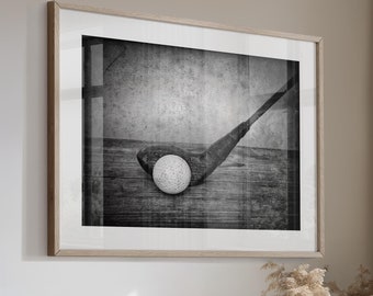Golf Print - Golf Coach Gift - Sports Gift - Golf Art - Golf Photo Print Decor Poster - Golf Wood - Vintage Golf Canvas or Print