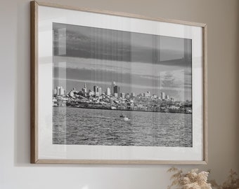 San Francisco Skyline Photo Art Print Canvas or Print