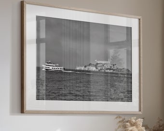 Alcatraz Island Photo, Alcatraz Prison, San Francisco Art Print Photo Canvas or Print