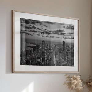 Chicago Skyline Photo Art Print Canvas or Print