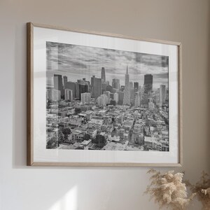 San Francisco Skyline Photo Art Print Canvas or Print
