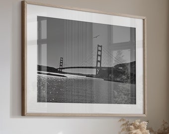San Francisco Golden Gate Bridge, Photo Wall Art Print, Canvas or Print