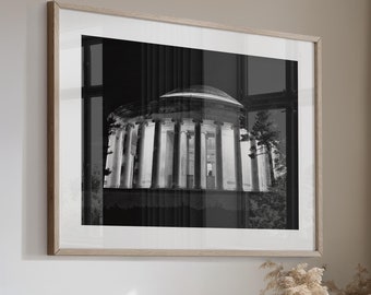Jefferson Memorial Washington DC - Fine Art Photograph Canvas or Print