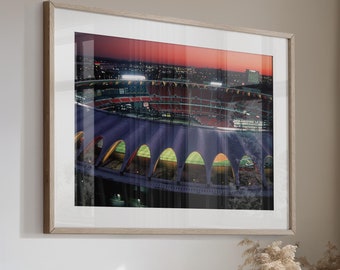 Old Busch Stadium in St. Louis Missouri Photo Art Print Canvas or Print