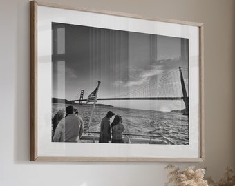 San Francisco Golden Gate Bridge, Photo Wall Art Print, Canvas or Print
