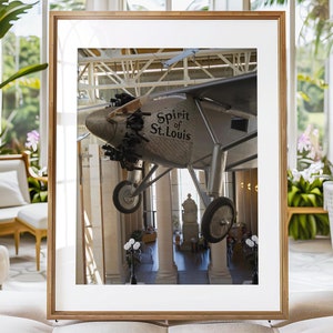 Spirit of St Louis Airplane - Fine Art Photo Print Canvas or Print