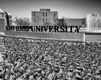 Saint Louis University - St Louis Art Print Photo SLU Canvas or Print