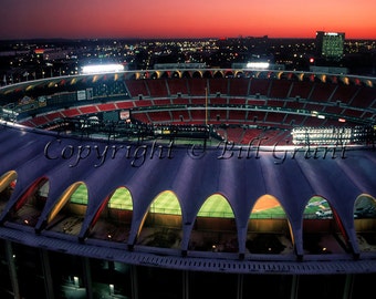 Old Busch Stadium in St. Louis Missouri Photo Art Print Canvas or Print