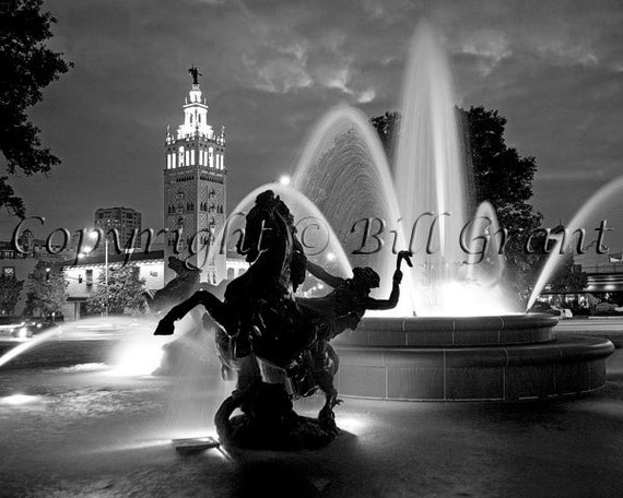 Kansas City Country Club Plaza Kansas City Print Photo Wall Etsy