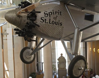 Spirit of St Louis Airplane - Fine Art Photo Print Canvas or Print