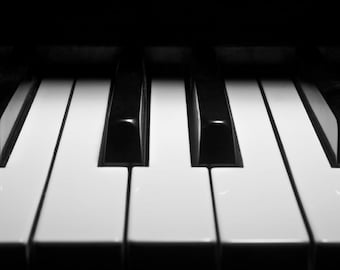 Piano Keys Fine Art Photograph Music Piano Print Piano Photo Piano Teacher Gift Canvas or Print