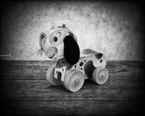 Dog Pull Toy Print Dog Art Dog Photo Art Printbaby Room Etsy
