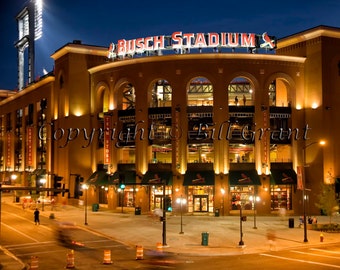 Busch Stadium St. Louis Missouri St Louis Cardinals Baseball Art Print Photo Canvas or Print