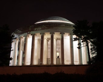 Jefferson Memorial Washington DC - Fine Art Photograph Canvas or Print