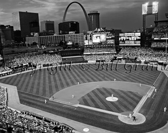 Busch Stadium in St. Louis Missouri St Louis Print Photo Wall Art Canvas or Print