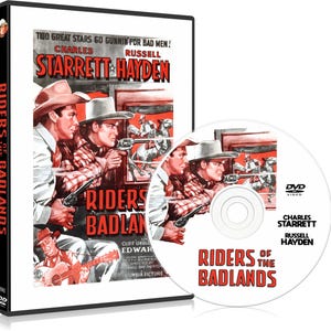 Riders of the Badlands (1941) Drama, Western - Charles Starrett DVD